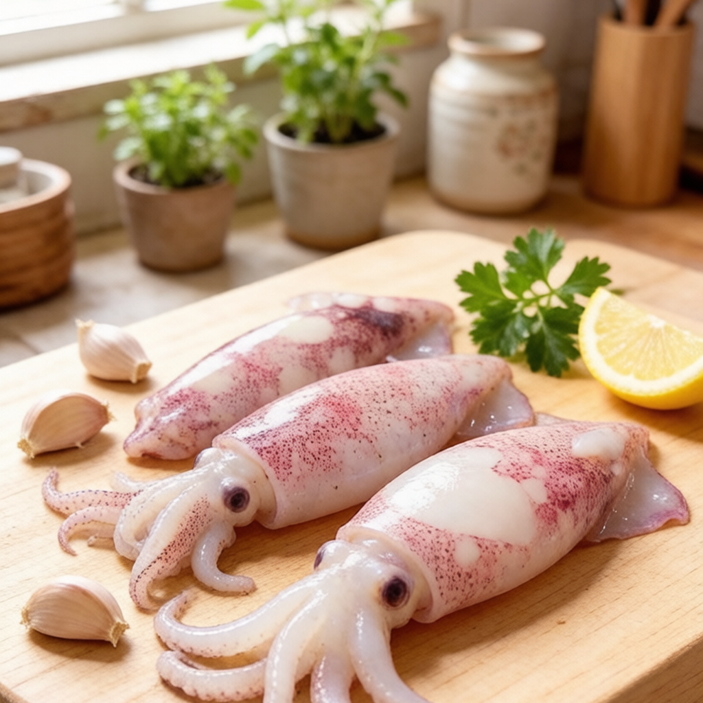 Fresh Small Squid (Tube Squid)